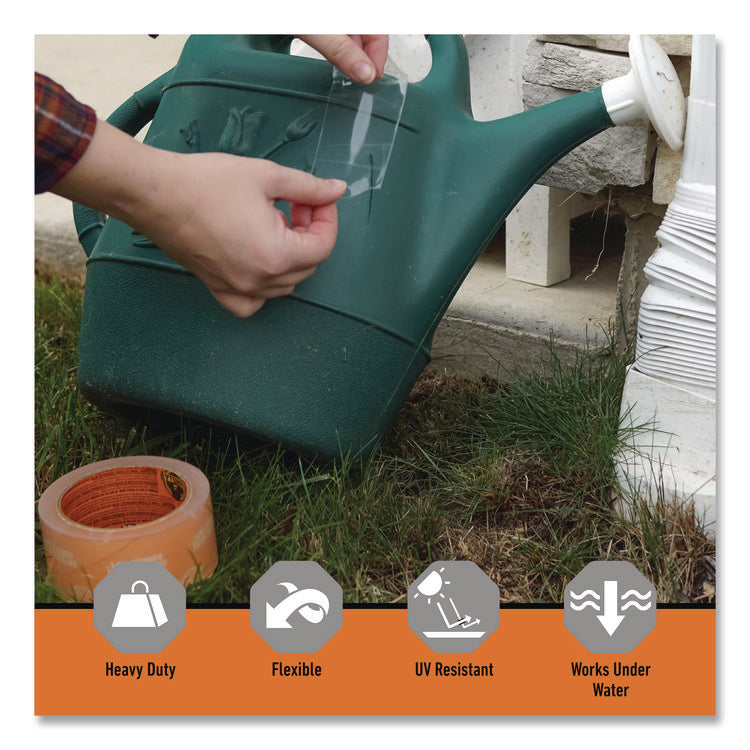 Crystal Clear Tape, 3" Core, 1.88" x 18 yds