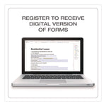 Residential Lease Form Sets with Instructions and Free Download, One-Part (No Copies), 8.5 x 11, 4 Forms/Set, 4 Sets/Pack