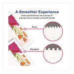 Business Cards with Metallic Gold Borders, Inkjet/Laser, 2 x 3.5, White, 100 Cards, 10 Cards/Sheet, 10 Sheets/Pack