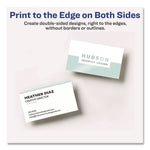 Print to the Edge Business Cards with Sure Feed Technology, 2 x 3.5, White, 160 Cards, 8/Sheet, 20 Sheets/Pack
