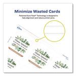 Clean Edge Square Cards, Inkjet, 2.5 x 2.5, 180 Cards, 9 Cards/Sheet, 20 Sheets/Pack