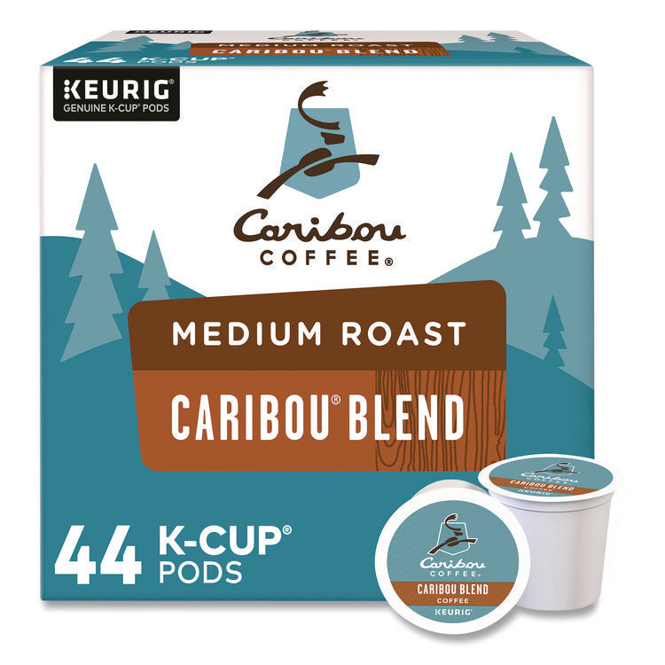 Caribou Blend Coffee K-Cups, 0.4 oz, 44/Box