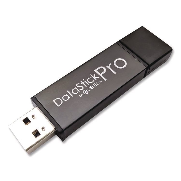 DataStick Pro USB 2.0 Type A Flash Drive, 8 GB, Gray, 10/Pack