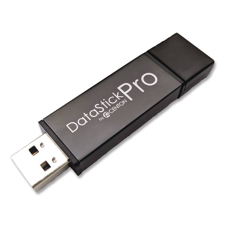 DataStick Pro USB 2.0 Type A Flash Drive, 16 GB, Gray, 10/Pack