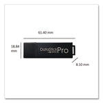 DataStick Pro USB 3.2 Type A Flash Drive, 32 GB, Black