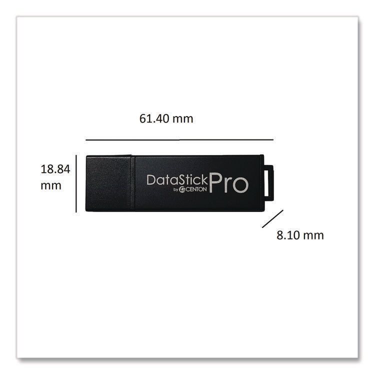 DataStick Pro USB 3.2 Type A Flash Drive, 32 GB, Black