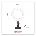 Universal Ring Light, 6" dia, Black