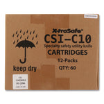 X-traSafe Blade Cartridges, Yellow, 12/Pack