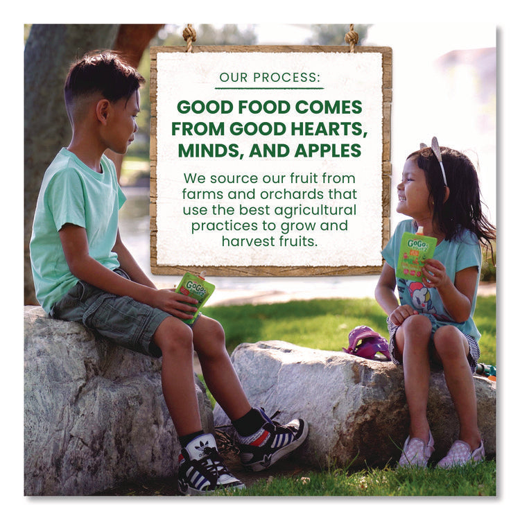 Fruit on the Go, (10) Apple/(10) Apple Cinnamon, 3.2 oz Pouch, 20/Box