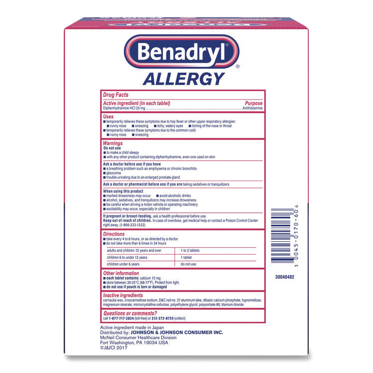 Allergy Ultratabs Tablets, Two-Pack, 60 Packs/Box