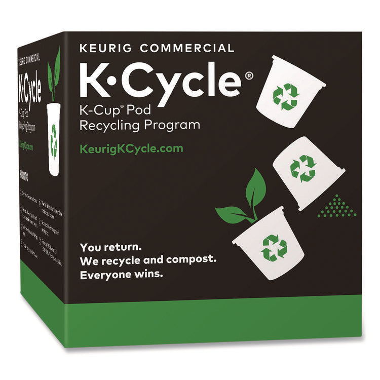 K-Cycle K-Cup Pod Recycling Station, Plastic, Black/Green/White, 5/Pack