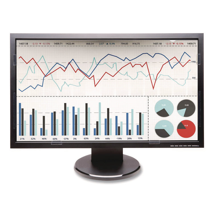 Anti-Glare Reversible Privacy Screen for 24" Widescreen Flat Panel Monitor, 16:9 Aspect Ratio