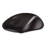 M310 WIRELESS MOUSE, 2.4 GHZ FREQUENCY/30 FT WIRELESS RANGE, LEFT/RIGHT HAND USE, BLACK