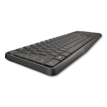 MK235 Wireless Keyboard and Optical Mouse Combo, 2.4 GHz Frequency, 33 ft Wireless Range, Black
