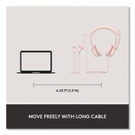 H390 Binaural Over The Head Headset, Rose