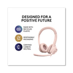 H390 Binaural Over The Head Headset, Rose