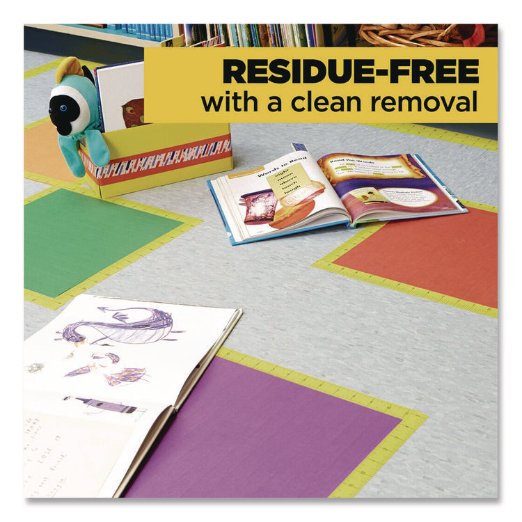 Expressions Masking Tape, 3" Core, 0.94" x 20 yds, Yellow