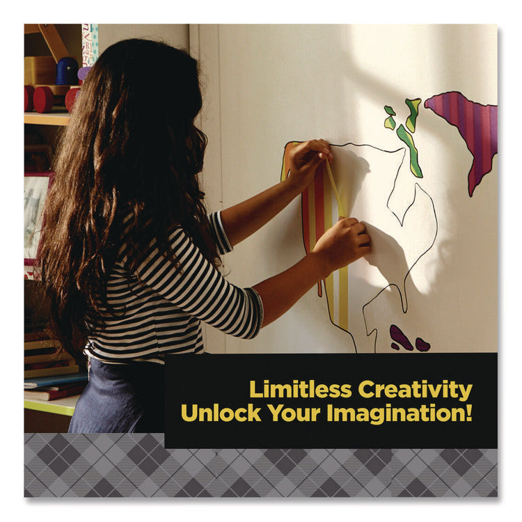 Expressions Masking Tape, 3" Core, 0.94" x 20 yds, Yellow