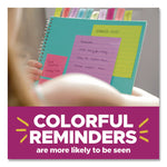 Super Sticky Notes, 3 x 3, Mulberry, 90 Sheets/Pad, 5 Pads/Pack