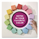 Super Sticky Notes, 3 x 3, Mulberry, 90 Sheets/Pad, 5 Pads/Pack