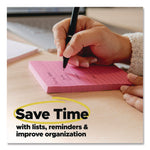 Super Sticky Notes, 3 x 3, Mulberry, 90 Sheets/Pad, 5 Pads/Pack