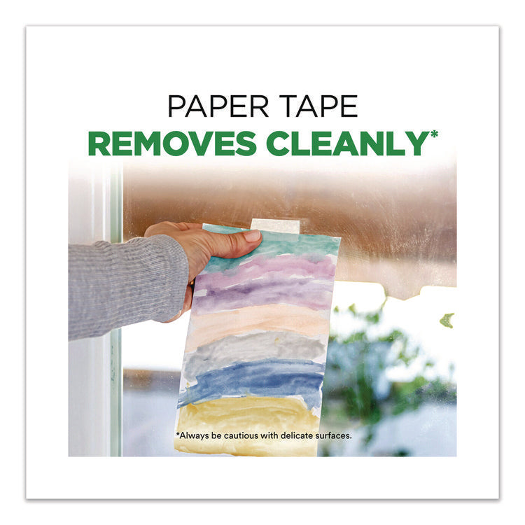 Paper Tape, 3/4" x 600", White, 2/Pack