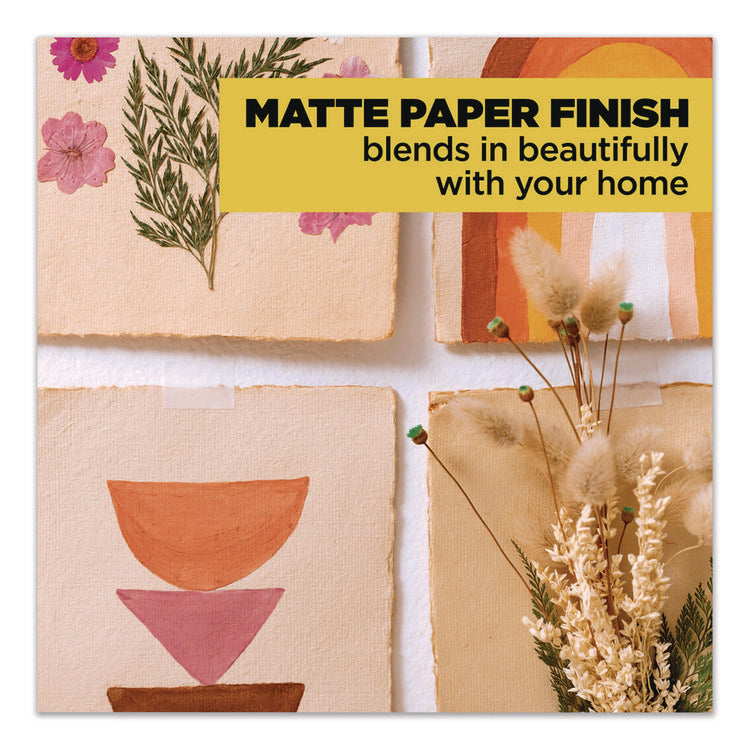 Paper Tape, 3/4" x 600", White, 2/Pack