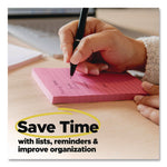 Super Sticky Pads in Canary Yellow, 3 x 3, 90 Sheets/Pad, 10 Pads/Pack