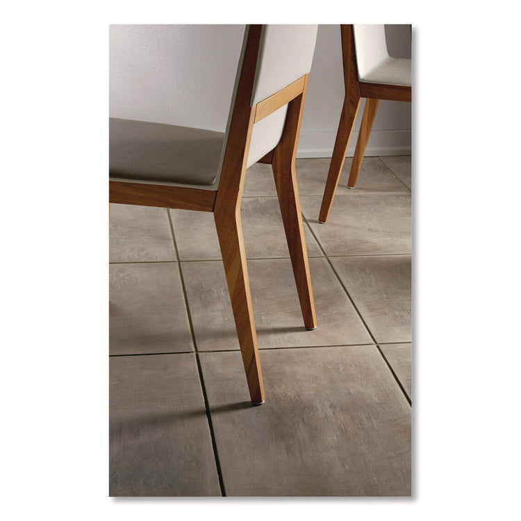 Felt Pad Protectors, 1" Diameter, Gray, 16/Pack