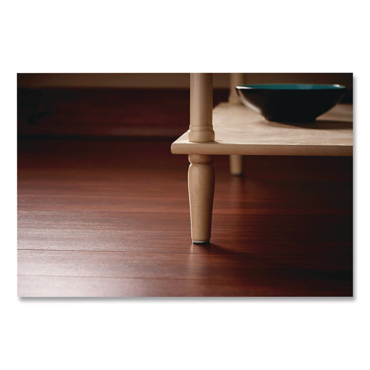 Felt Pad Protectors, 1" Diameter, Gray, 16/Pack