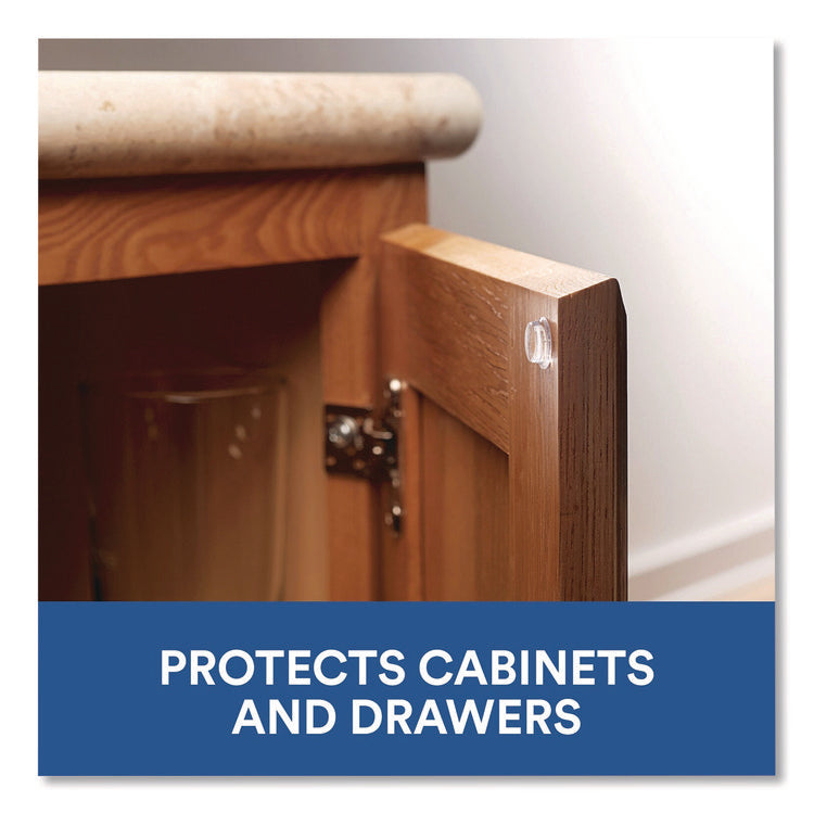 Bumpers, 0.5" dia, Clear, 40/Pack