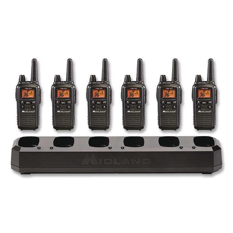 Biztalk Two-Way Business Radio Bundle, 36 Channels, 6/Pack