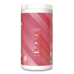 All Purpose Cleaning Wipes, 1 Ply, Pink Grapefruit, White, 70/Pack