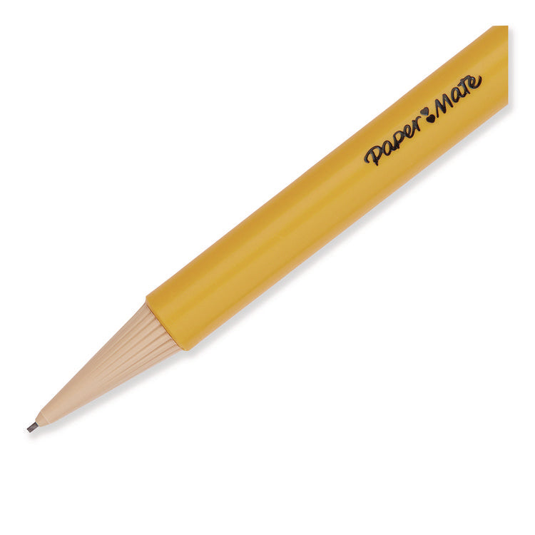 Sharpwriter Mechanical Pencil, 0.7 mm, HB (#2), Black Lead, Classic Yellow Barrel, 5/Pack