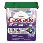 Platinum Plus ActionPacs Dishwasher Detergent Pods, Fresh Scent, 28.4 oz Tub, 52/Pack
