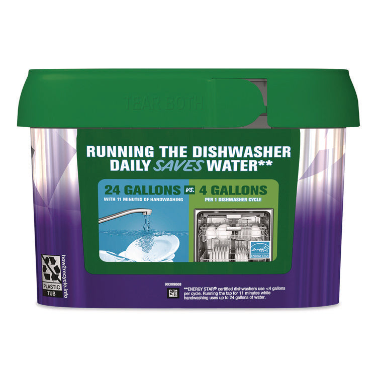 Platinum Plus ActionPacs Dishwasher Detergent Pods, Fresh Scent, 20.7 oz Tub, 38/Pack