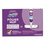 PowerMop Mopping Pads, 15.4 x 5.3, White/Purple, 8/Pack