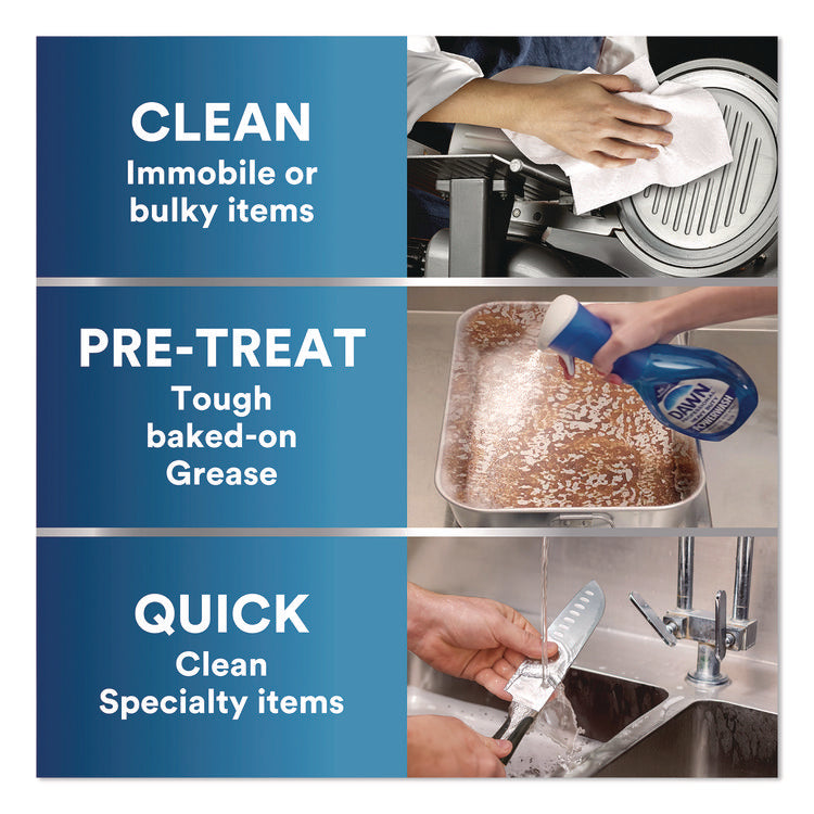 Heavy Duty Powerwash Commercial Dish Spray, Fresh Scent, 16 oz Spray Bottle