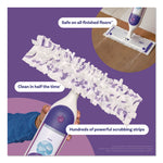 PowerMop Mopping Pads, 15.4 x 5.3, White/Purple. 11/Pack