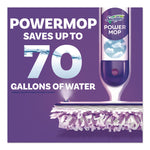 PowerMop Mopping Pads, 15.4 x 5.3, White/Purple. 11/Pack