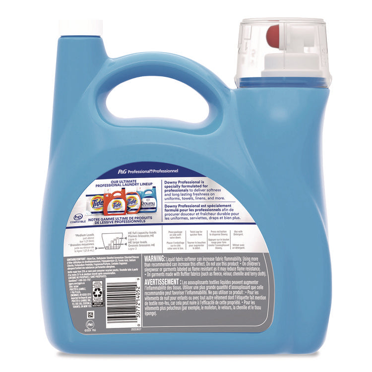 Commercial Liquid Fabric Softener, 140 oz Plastic Bottle with Dispensing Tap