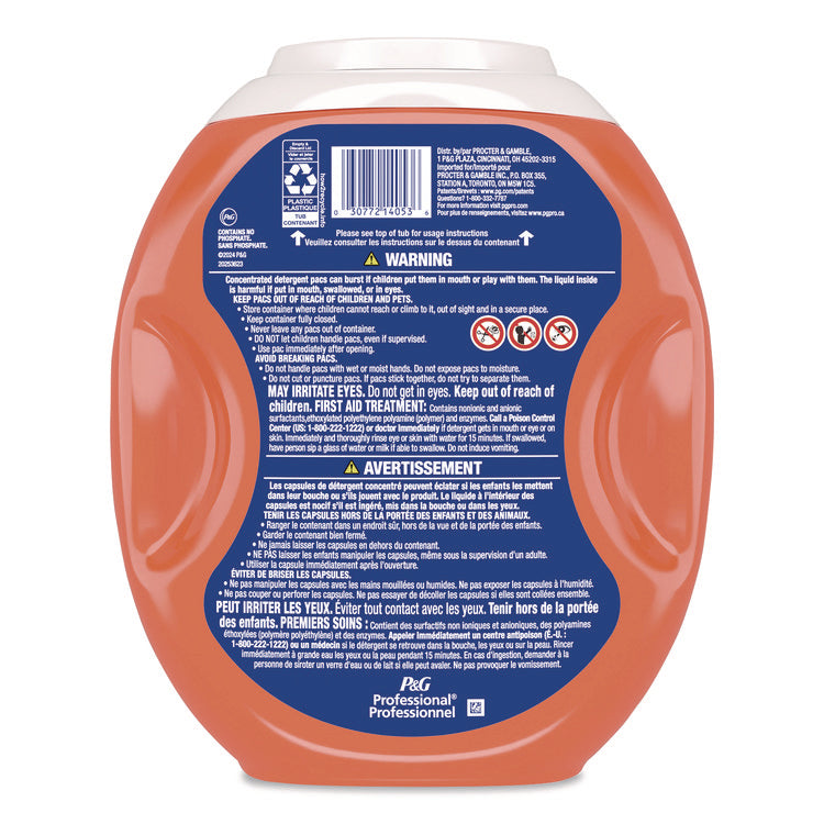 Commercial Power PODS Laundry Detergent, 63 Liquid Pods, 101 oz Tub