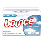 free and gentle Dryer Sheets, Fragrance-Free, 240/Box