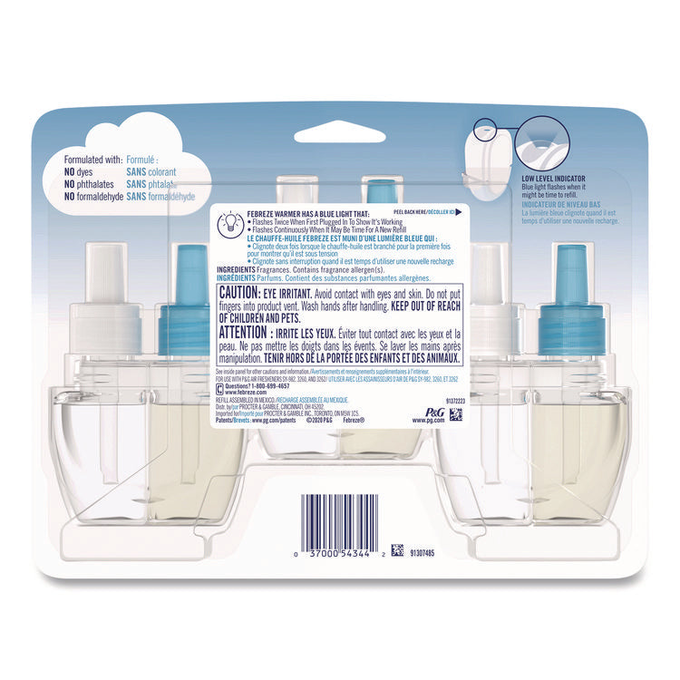 PLUG Air Freshener Refills, Linen and Sky, 0.87 oz, 3/Pack