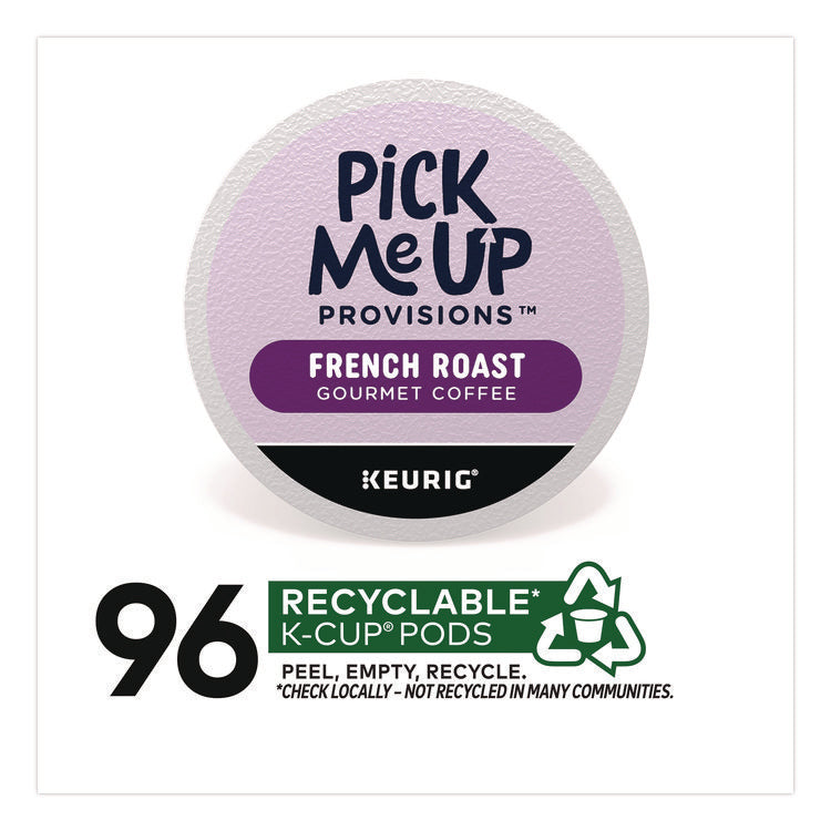 French Roast Coffee K-Cups, 24/Box, 4 Boxes/Carton