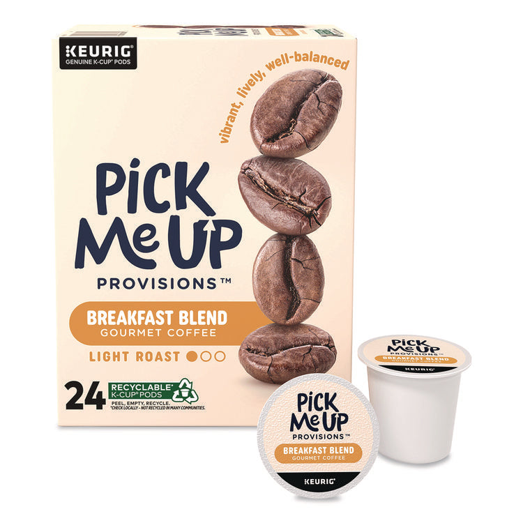 Breakfast Blend Coffee K-Cups, 24/Box