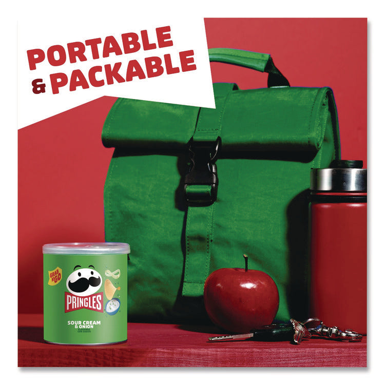 Grab and Go sour Cream and Onion Crisps, 1.4 oz Cans, 12/Box