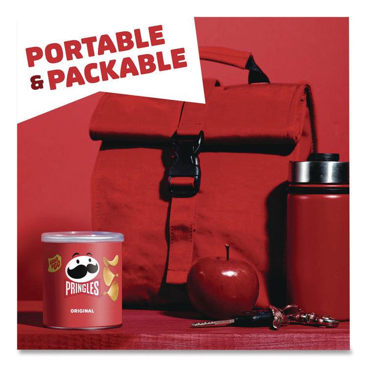 Potato Chips, Original, 1.3 oz Can, 12/Box