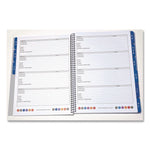 Large Password Log Book, User-Name/Password Format, Black Cover, (48) 10 x 7.5 Sheets
