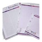 Premium Legal Pads To-Do/Appointment Lists, List Format, (30) Light Purple/Dark Purple/White Marble 8.5 x 11 Sheets, 2/Pack